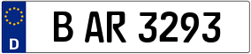 Truck License Plate